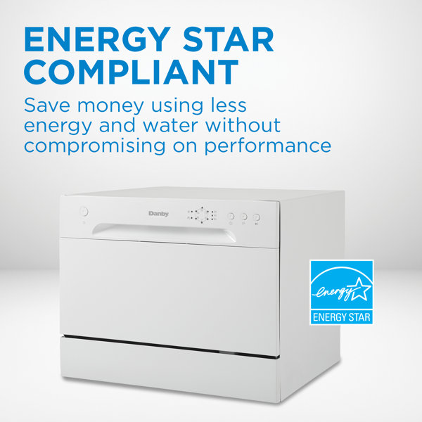 Danby 22"" 52 dBA Countertop Digital Control Dishwasher & Reviews Wayfair